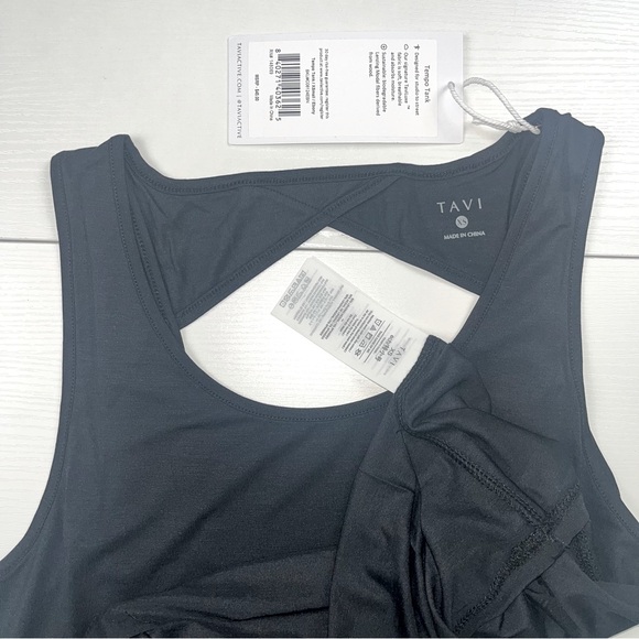 Tavi Active Sold @Neiman Marcus Ebony Tempo Tank XS Classic Silhouette &Cut Outs - Picture 6 of 8